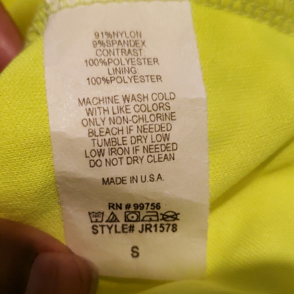 Chic Neon Yellow Ruched ROMPER - Picture 6 of 6